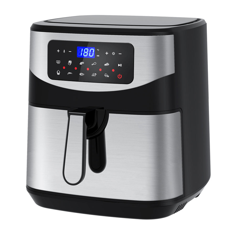 12 Litre Air Fryer Multifunctional LCD One Touch Display - Silver