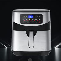 12 Litre Air Fryer Multifunctional LCD One Touch Display - Silver