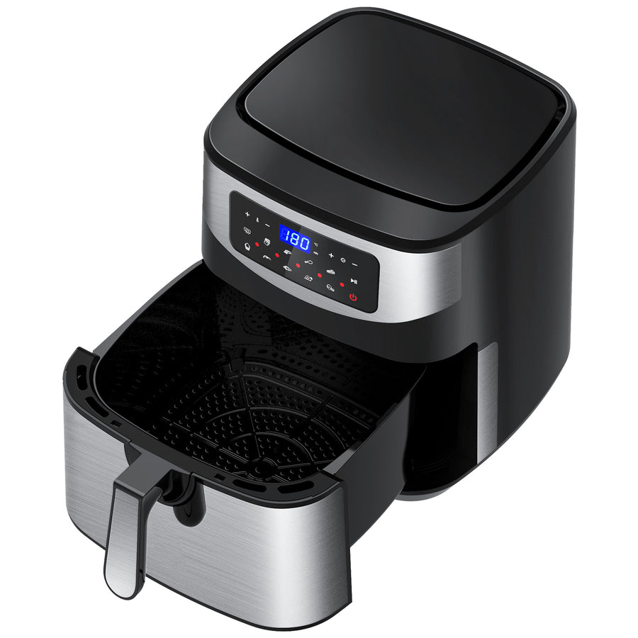 12 Litre Air Fryer Multifunctional LCD One Touch Display - Silver