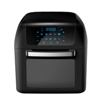 13 Litre Air Fryer 10 Presets LCD Display Black