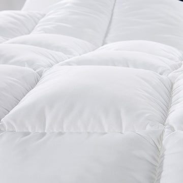 500GSM Soft Goose Feather Down Quilt Duvet Doona 95% 5% All Seasons - White Double