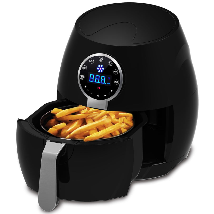 5 Litre Air Fryer LCD Touch Screen - Black