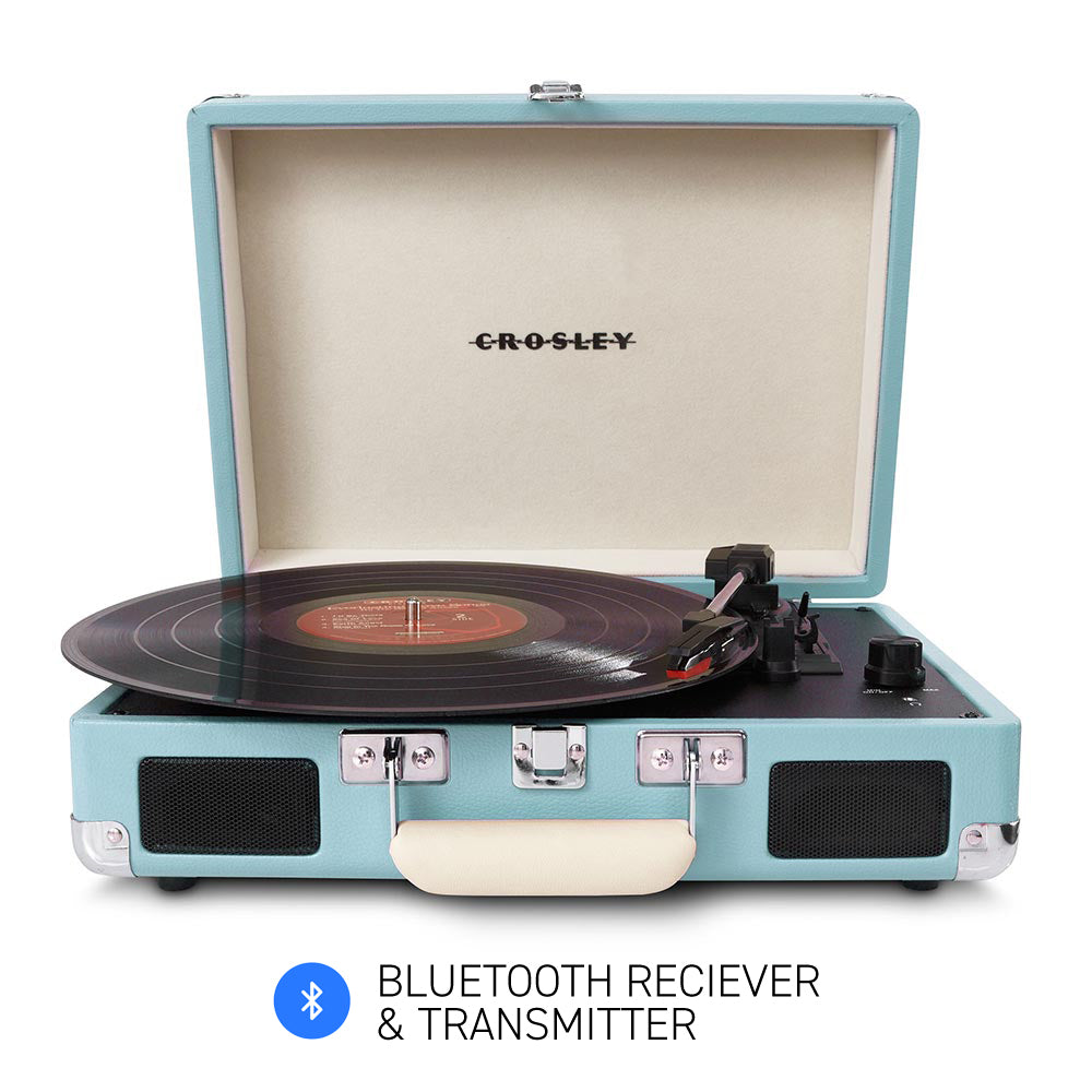 Crosley Cruiser Turquoise - Bluetooth Portable Turntable