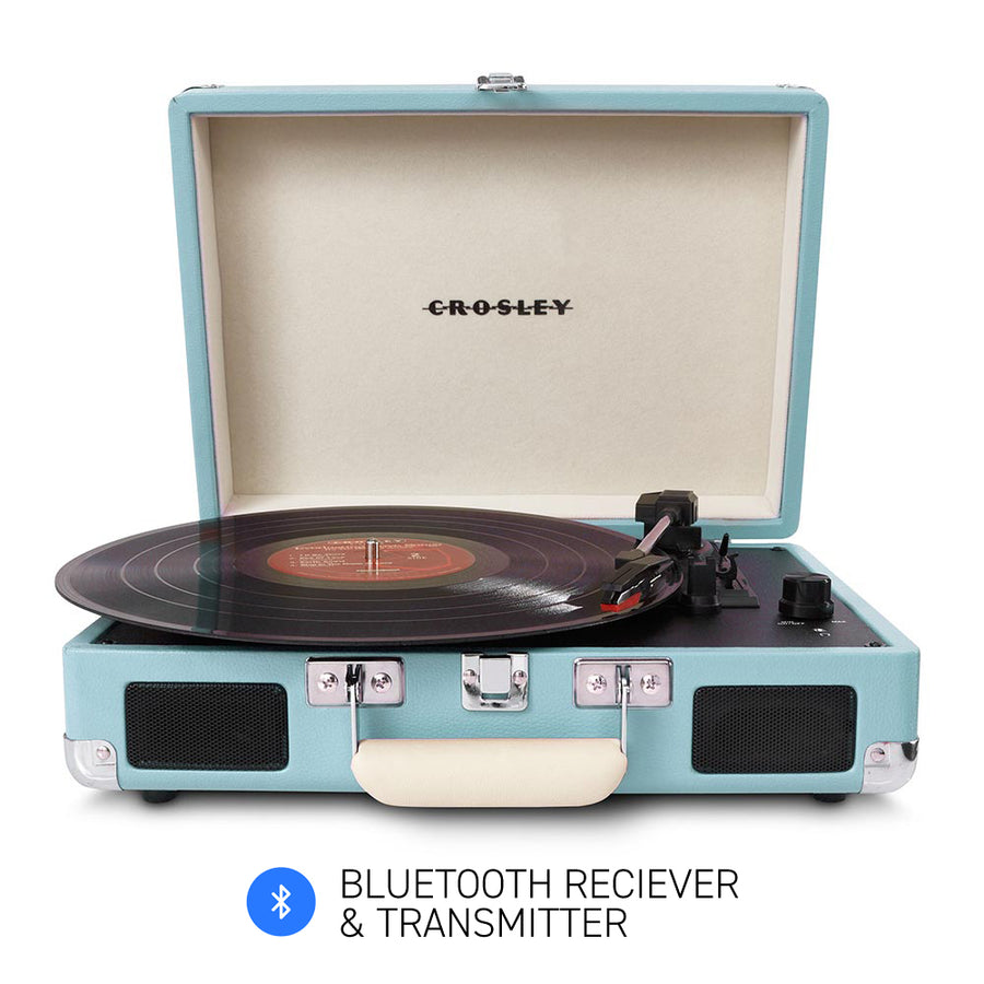 Crosley Cruiser Turquoise - Bluetooth Portable Turntable