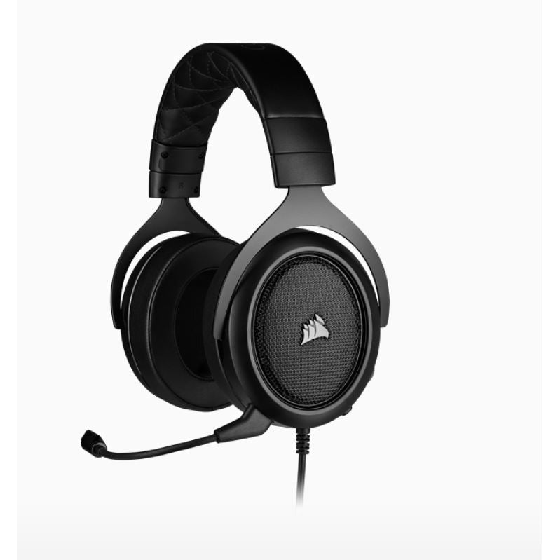 HS50 PRO Carbon STEREO Gaming Headset, Plush Foam, 50mm neodymium Drivers, Uni-directional microphone, Discord certified. Multi-Platform