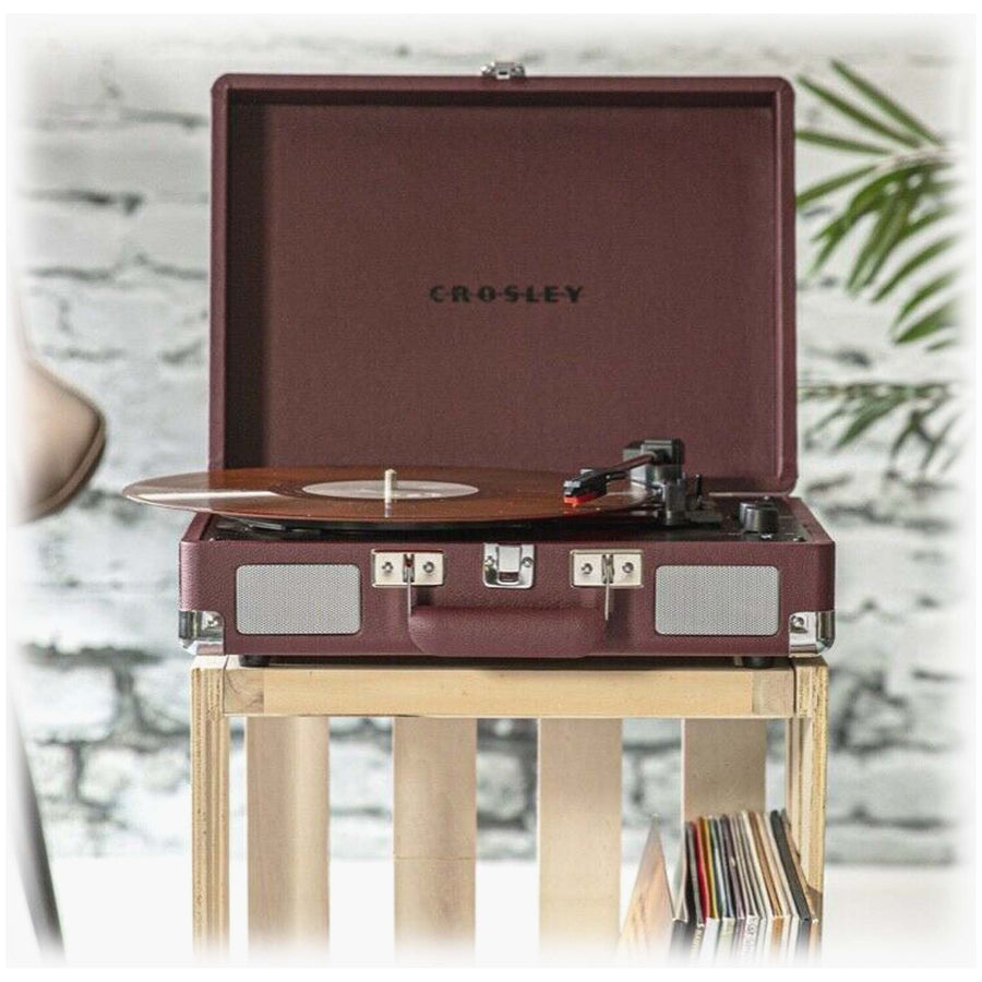 Cruiser Plus Bluetooth Turntable 3 Speed Burgundy