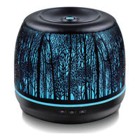 500ml Metal Essential Oil and Aroma Diffuser-Black