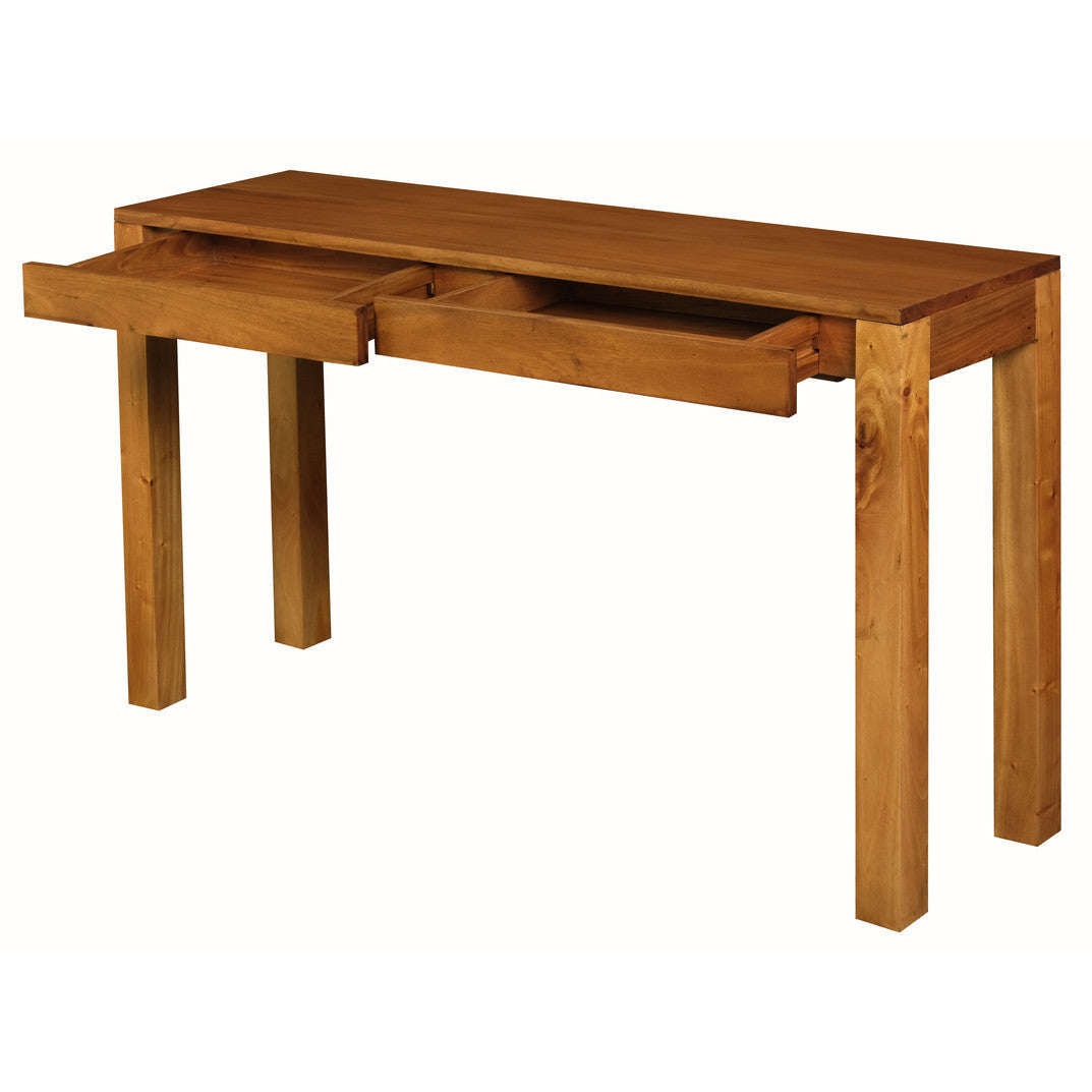 Amsterdam 2 Drawer Sofa Table (Light Pecan)