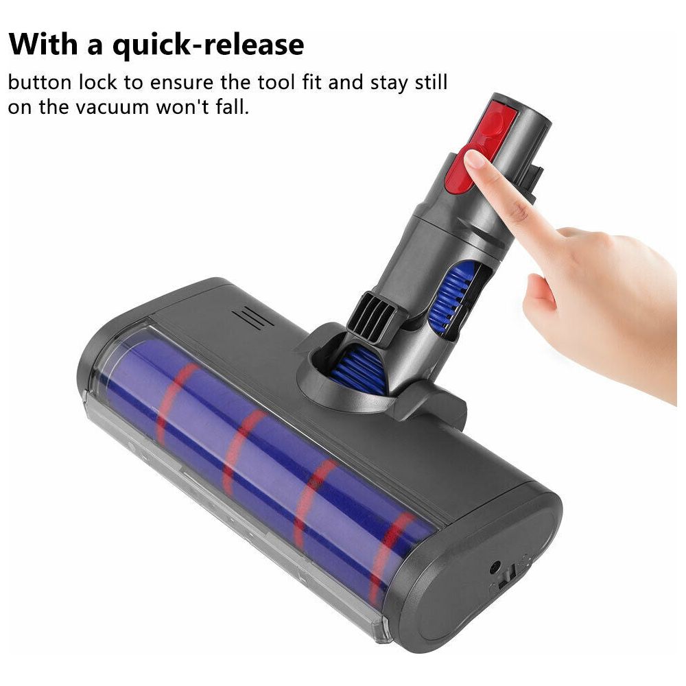 LED Soft Roller Brush Head Floor Tool for DYSON V7 V8 V10 V11 Vacuum Cleaner