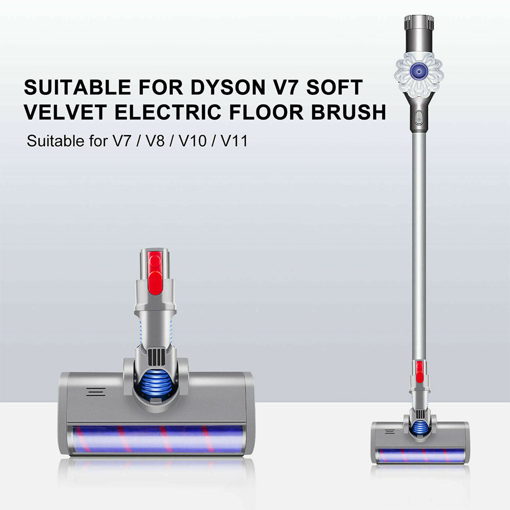 LED Soft Roller Brush Head Floor Tool for DYSON V7 V8 V10 V11 Vacuum Cleaner