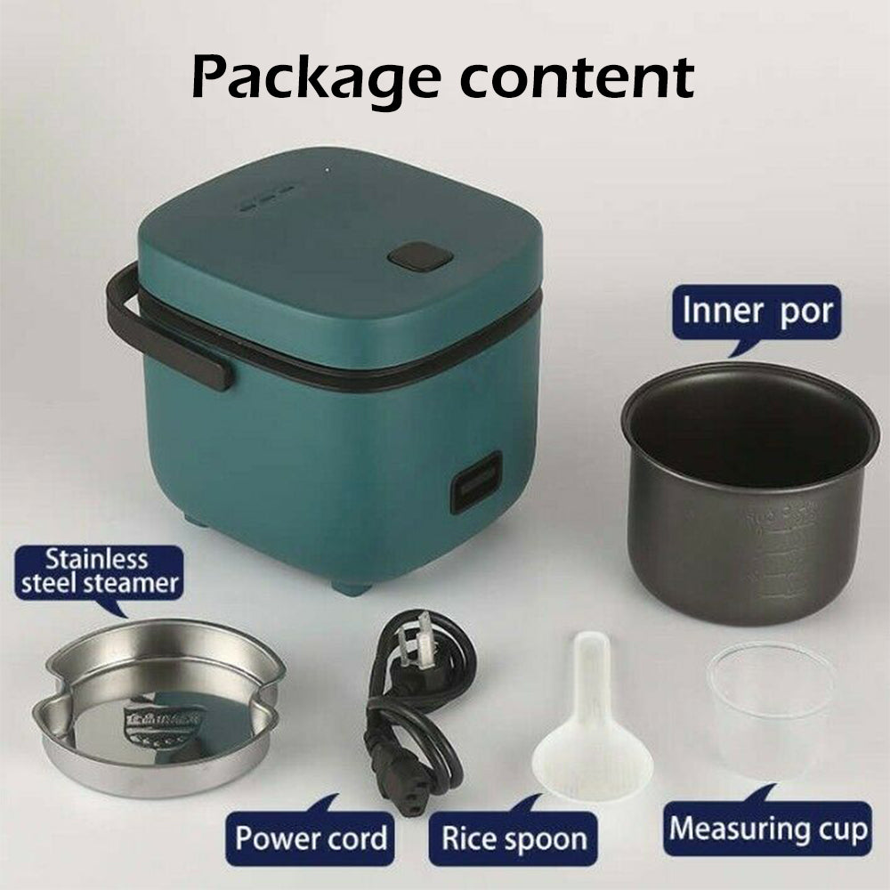 1.2L Mini Rice Cooker Travel Small Non-stick Pot For Cooking Soup Rice Stews