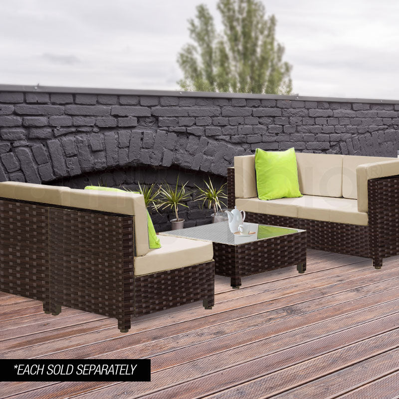 1pc Coffee Table Wicker Outdoor Sofa Furniture Garden Lounge