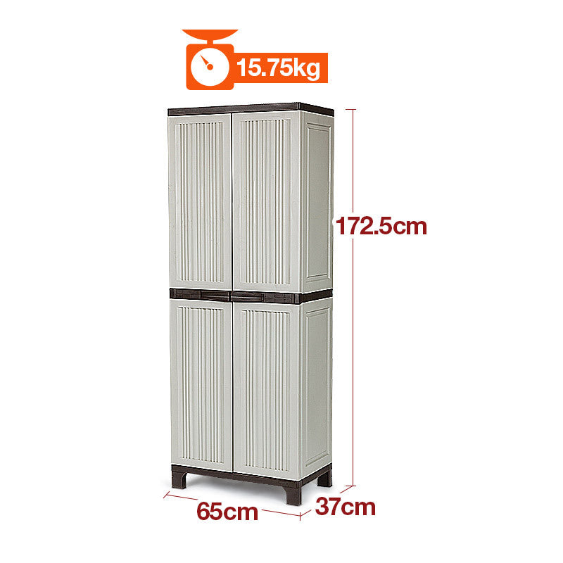 Lockable Outdoor Storage Cabinet - Cupboard Garage Carport Shed