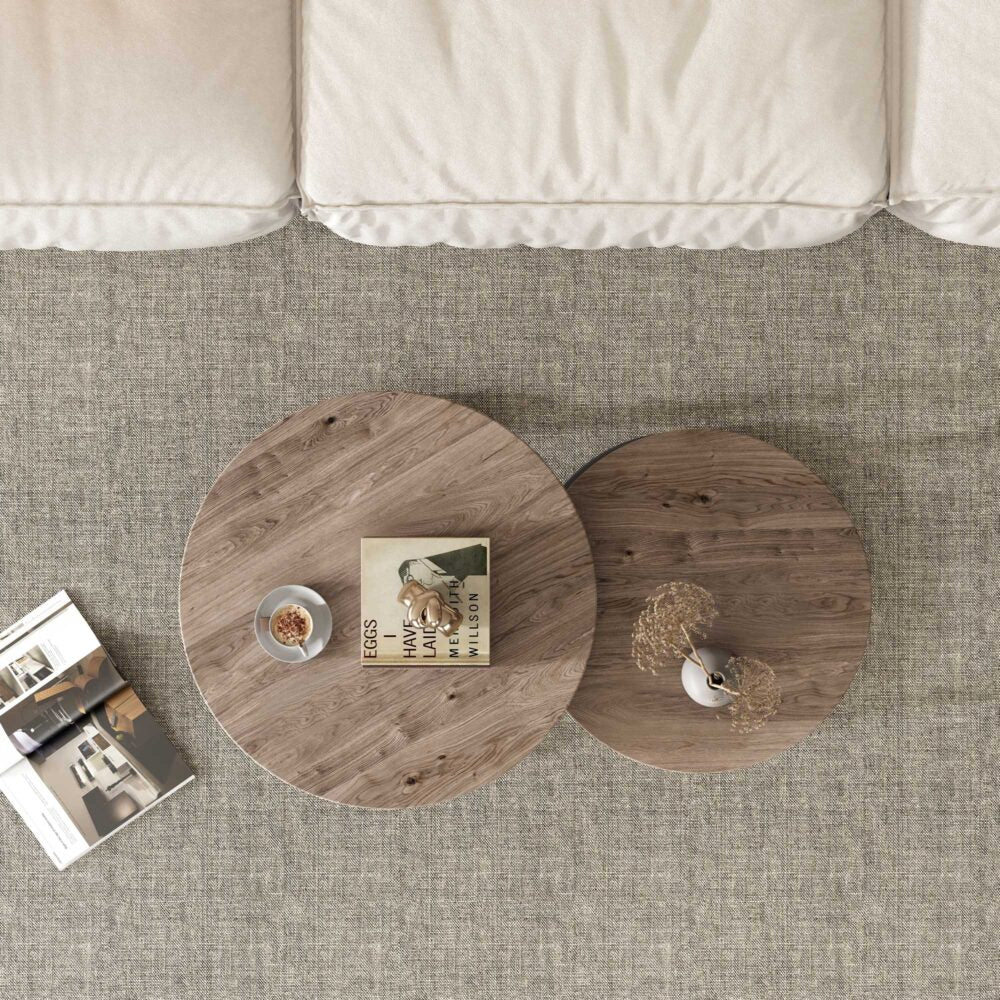 Stack Style Nesting Coffee Table