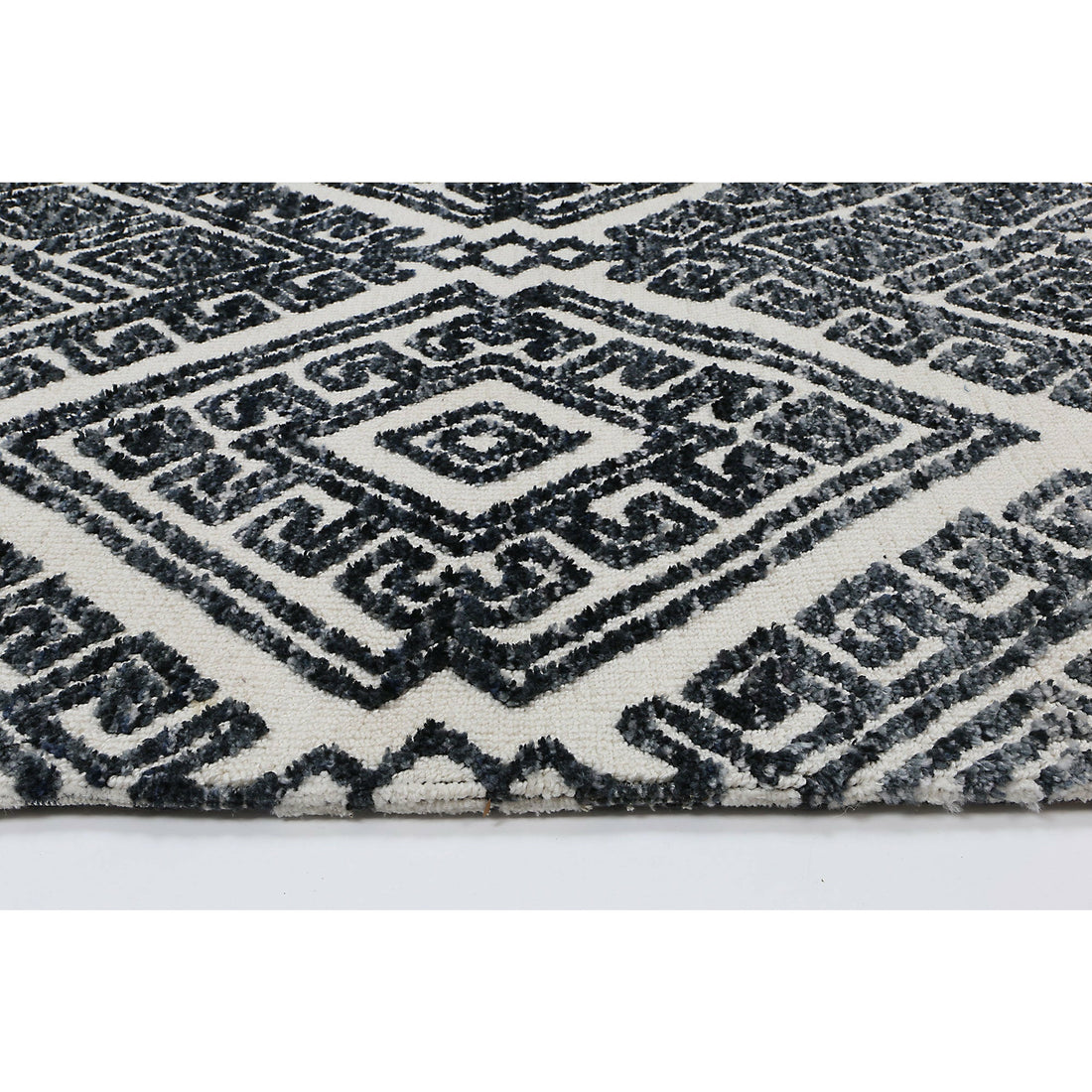 Alayah Diamond Anthracite Rug 160x230 cm