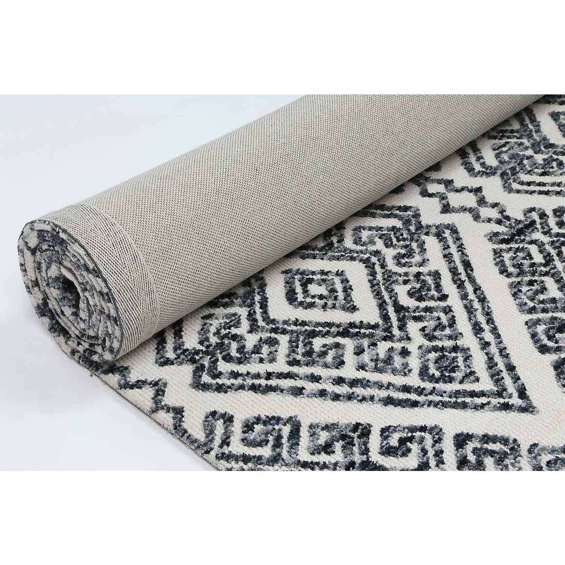 Alayah Diamond Anthracite Rug 160x230 cm