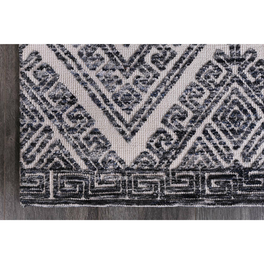 Alayah Diamond Anthracite Rug 160x230 cm