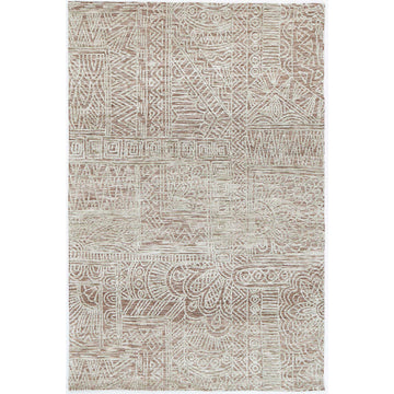 Alayah Rust Flower Rug 160x230 cm