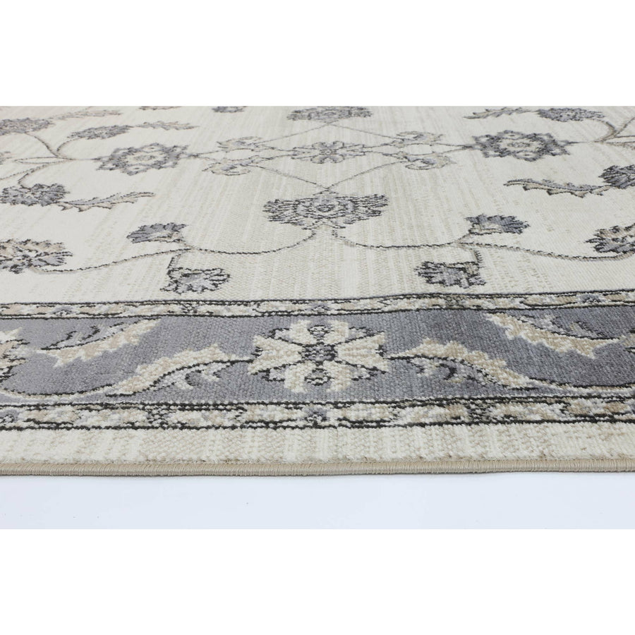 Arya Cream Grey Oriental Rug 160x220 cm