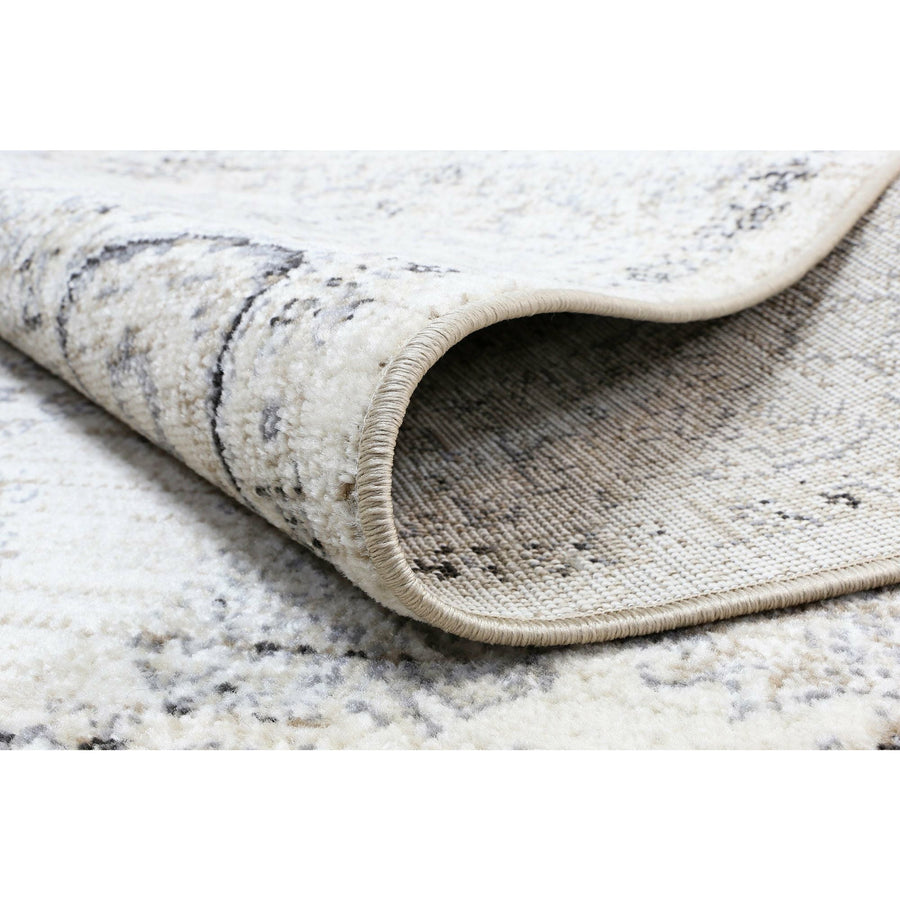 Arya Cream Grey Contemporary Rug 160x220 cm