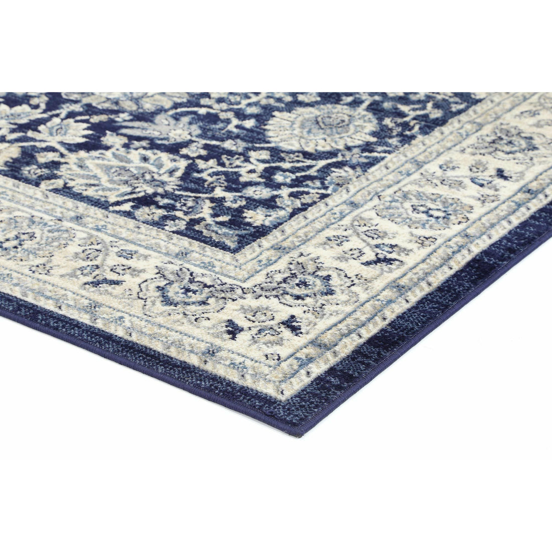 Arya Navy Blue Traditional Rug 200x290 cm