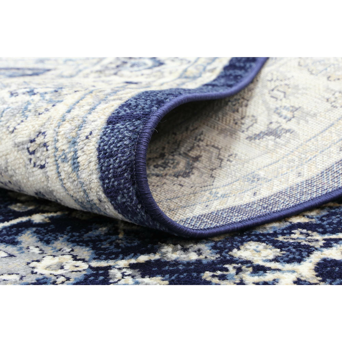 Arya Navy Blue Traditional Rug 240x330 cm