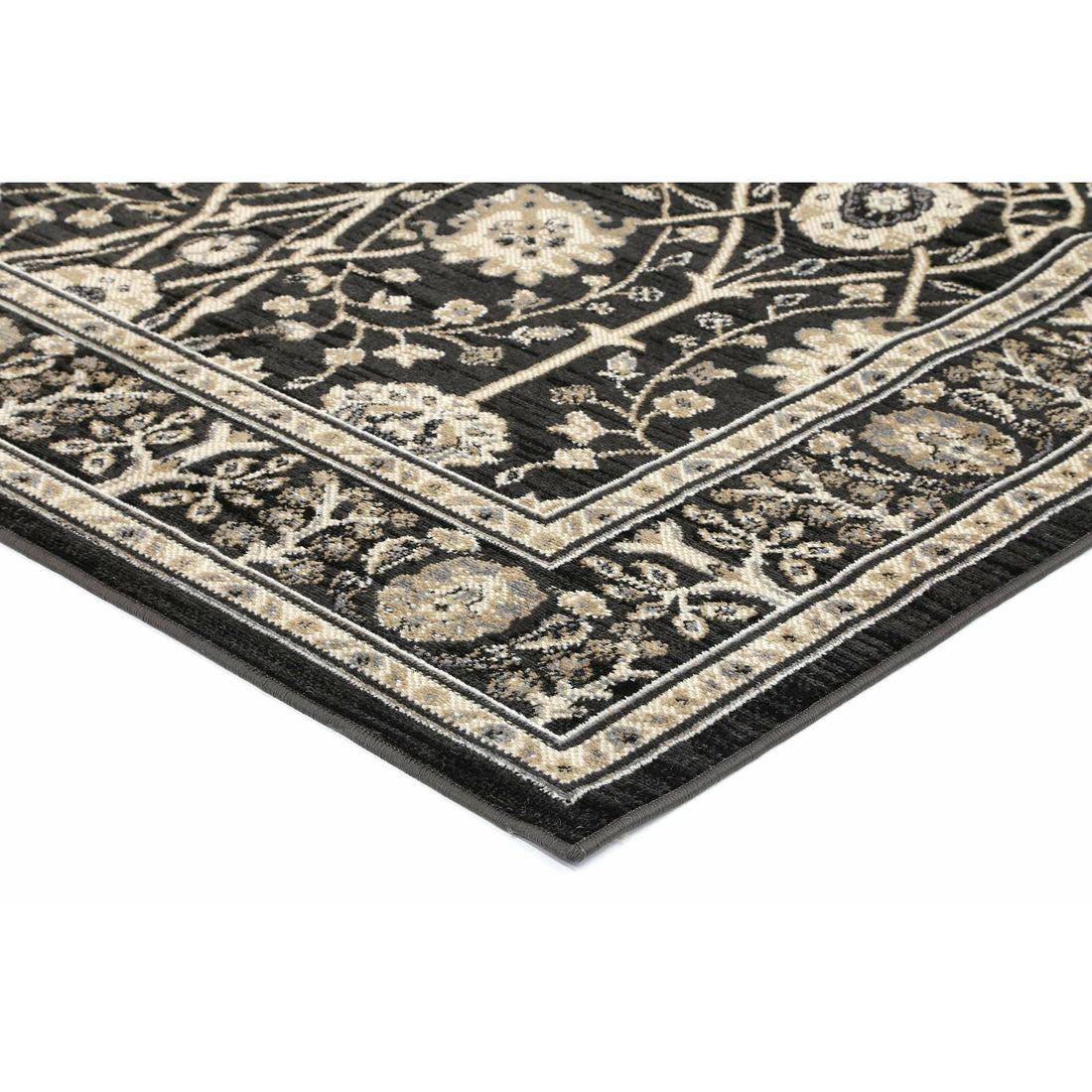 Arya Grey Oriental Rug 80x300 cm