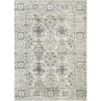 Arya Cream Grey Contemporary Rug 80x300 cm