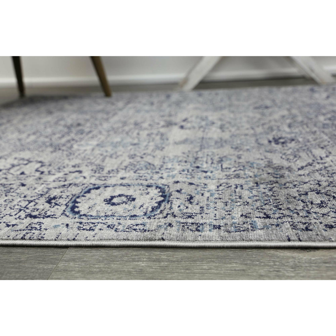 Arya Grey Contemporary Rug 80x300 cm