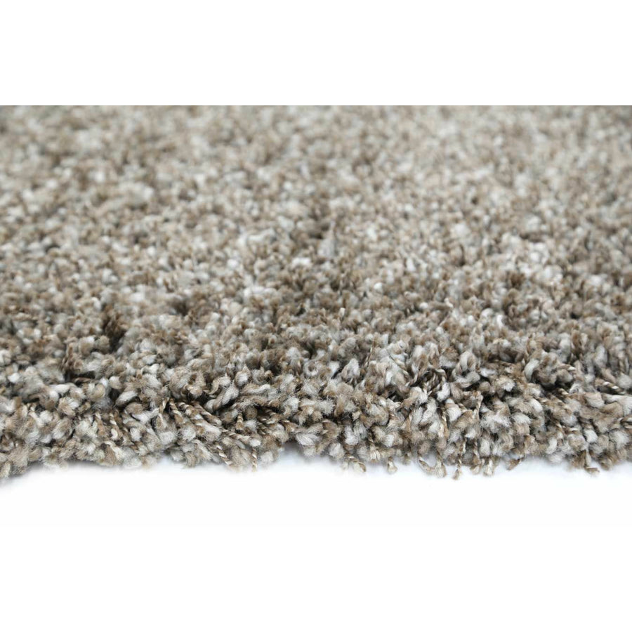 Arctic Plush Brown Beige Shaggy Rug 160x220 cm