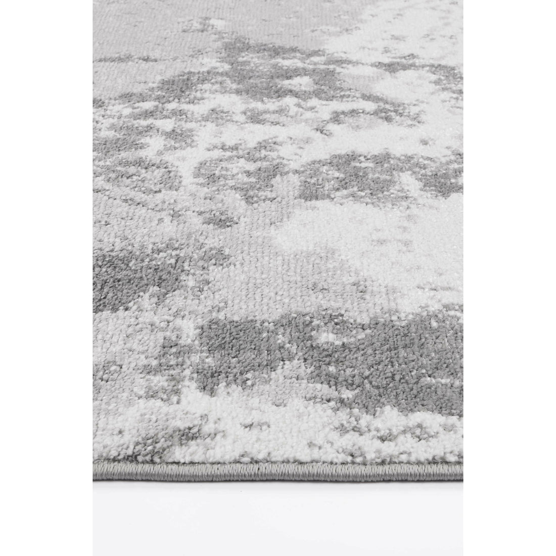 Ermina Modern Abstract Light Grey Rug 160x230cm