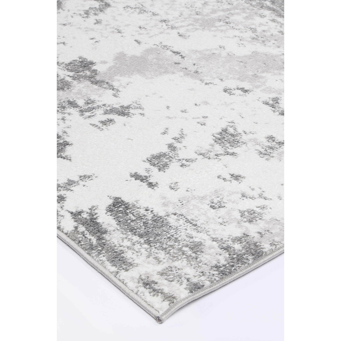 Ermina Modern Abstract Light Grey Rug 160x230cm