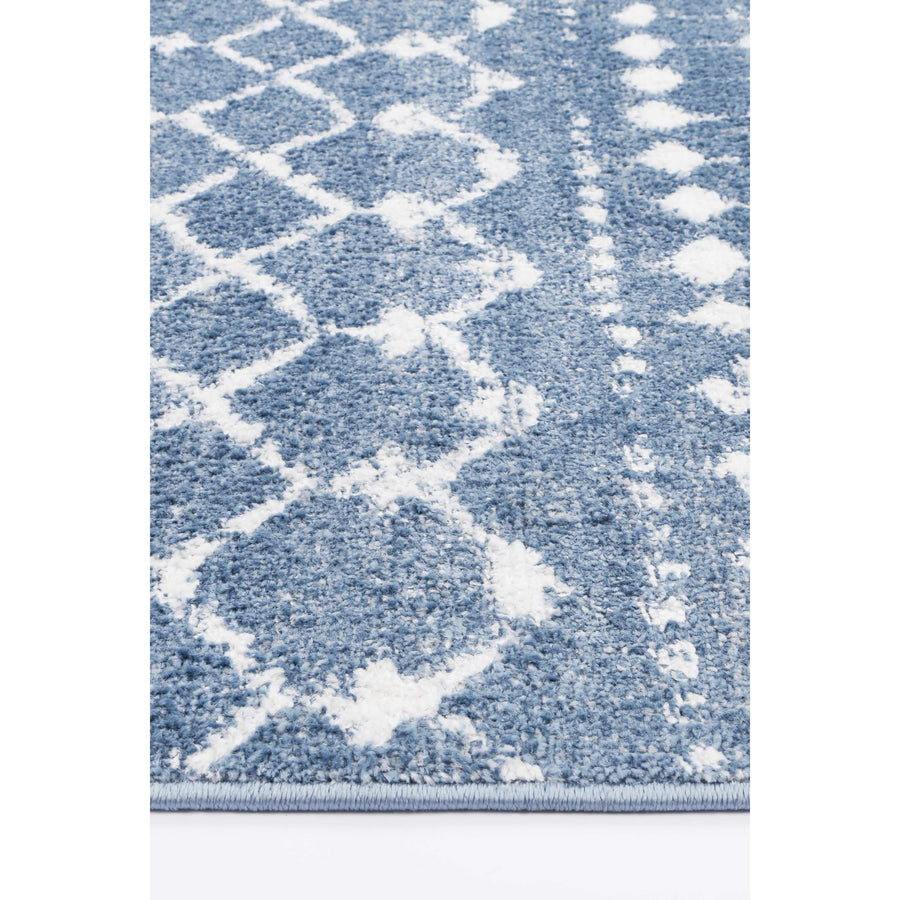 Ermina Tribal Blue Rug 200x290cm