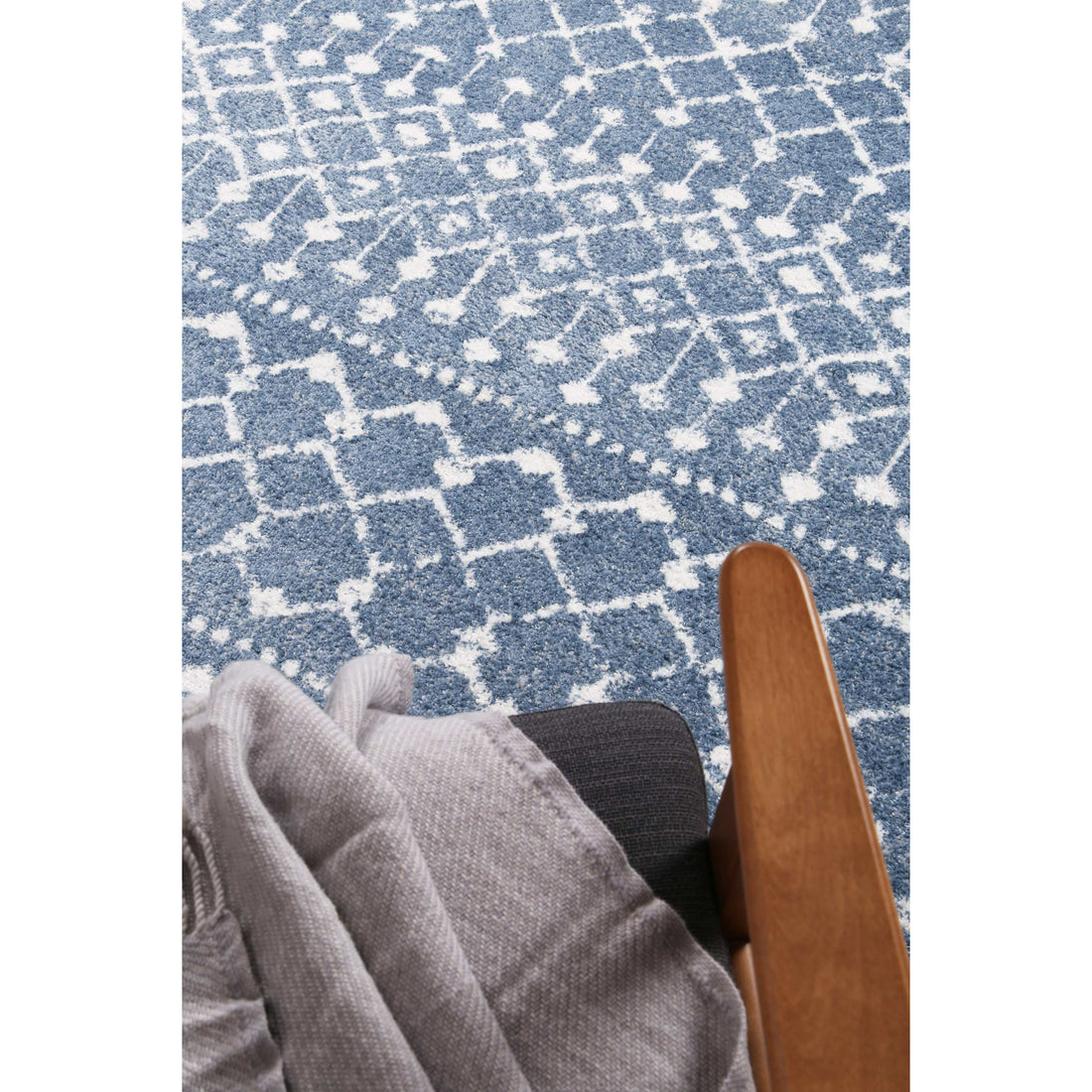 Ermina Tribal Blue Rug 200x290cm