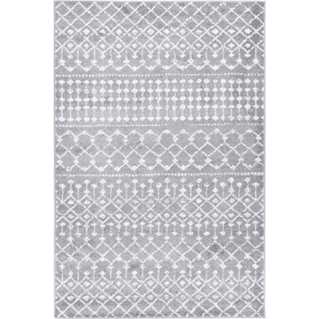 Ermina Tribal Grey Rug 240x330cm