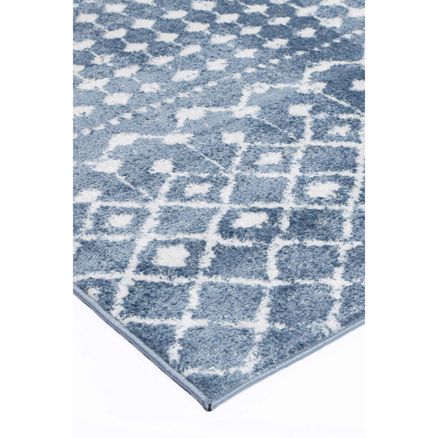 Ermina Tribal Blue Rug 280x380cm