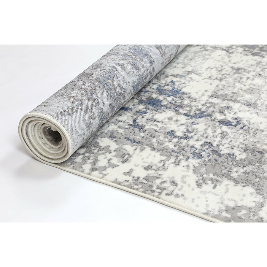 Cordelia One Modern Grey Blue Rug 160x230 cm