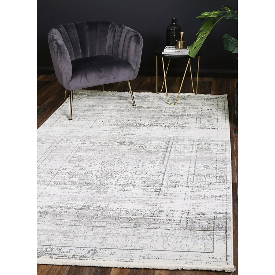 Cordelia Traditional Grey Rug 160x230 cm