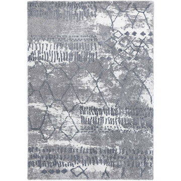 Yuzil Blue Abstract Rug 120x170cm