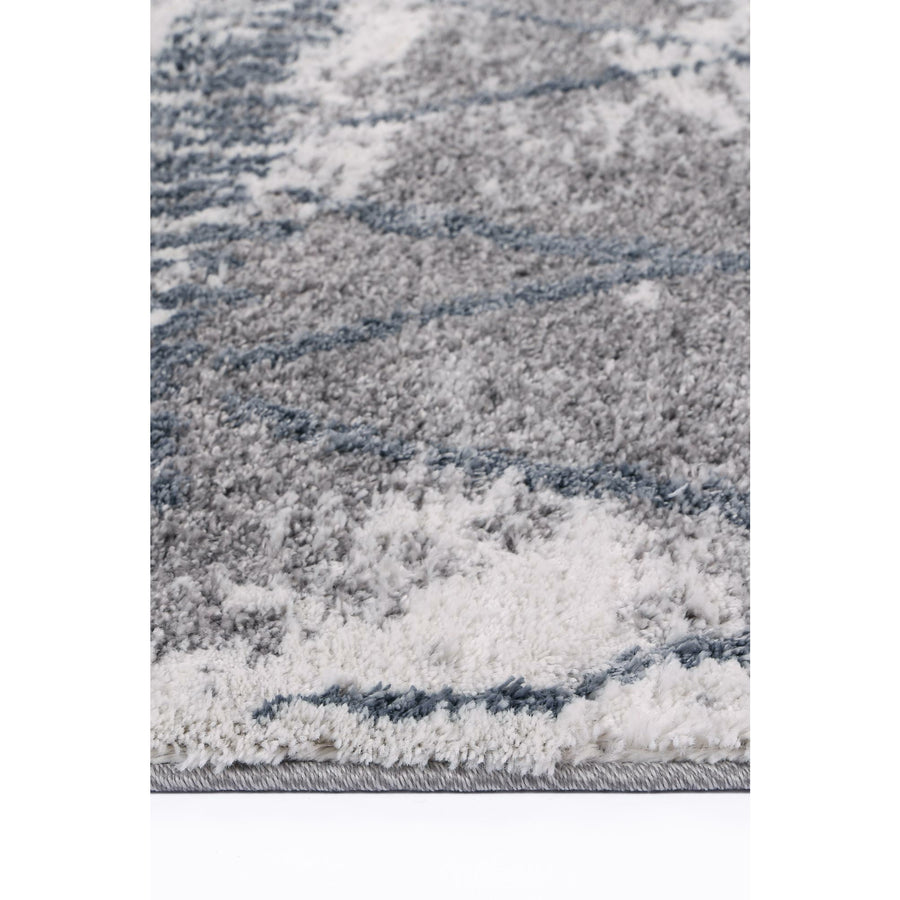 Yuzil Blue Abstract Rug 120x170cm