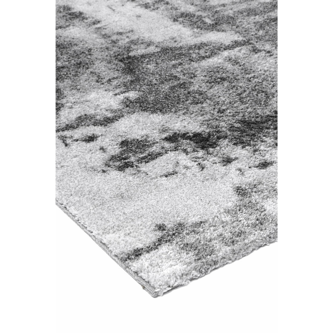 Yuzil White Grey Abstract Rug 160x230cm