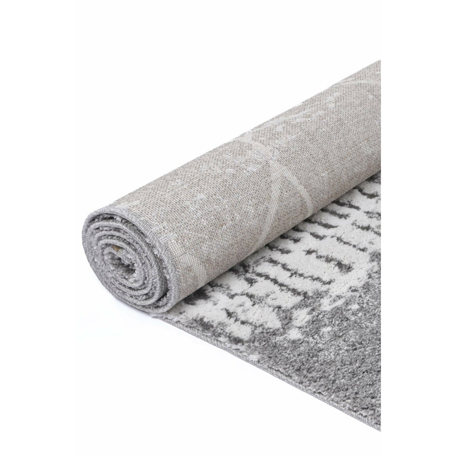 Yuzil Grey Abstract Rug 160x230cm