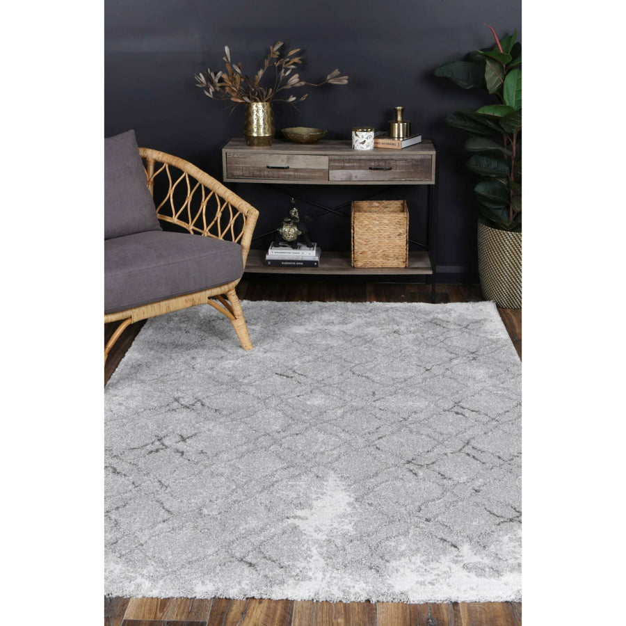 Yuzil Grey Transitional Rug 160x230cm