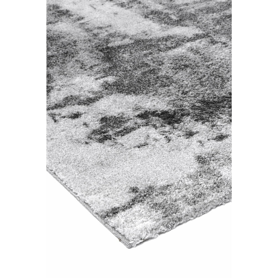 Yuzil White Grey Abstract Rug 200x290cm