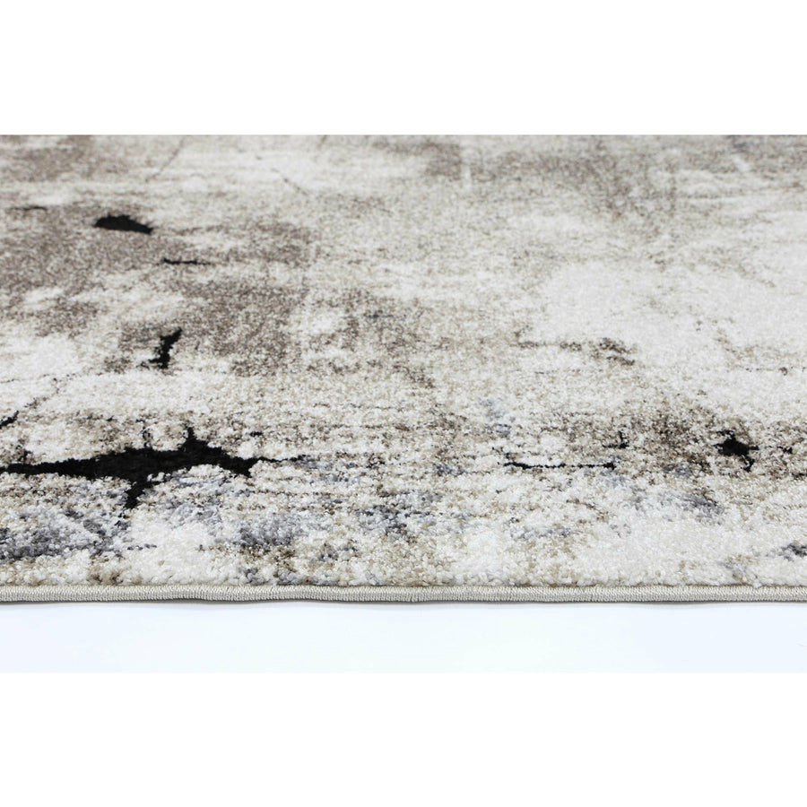 Vision Grey and Beige Abstract Rug 160x230cm