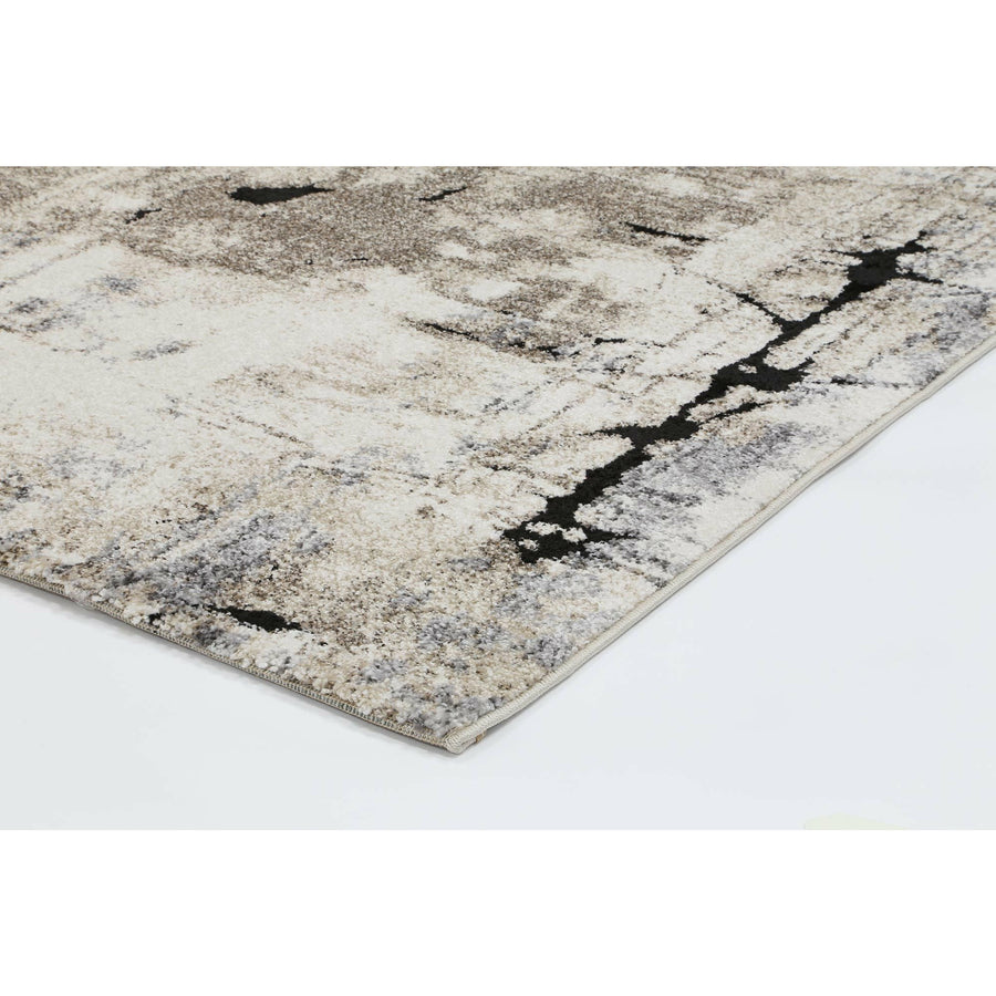 Vision Grey and Beige Abstract Rug 160x230cm