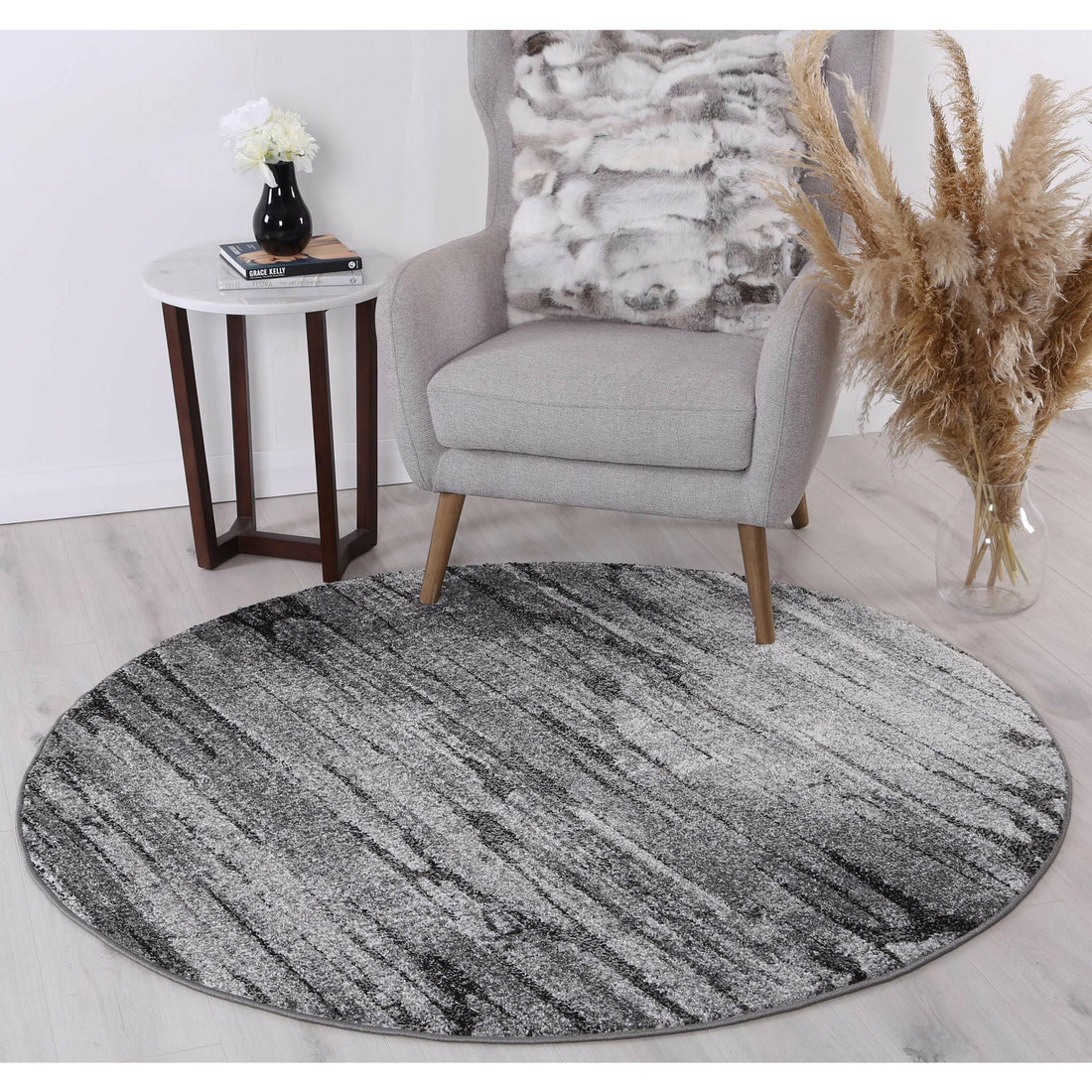 Vision Grey Modern Rug 160x230cm