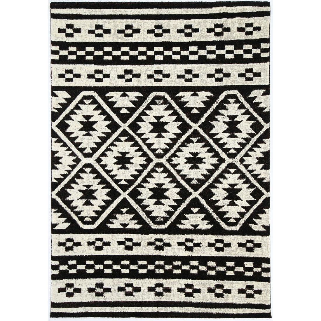 Dream Brown Beige Aztec Rug 200x290 cm