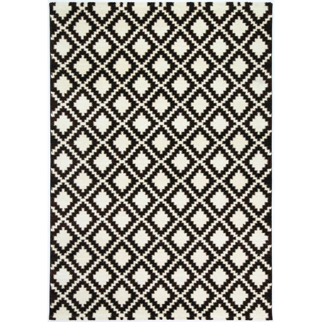 Dream Beige Diamond Pattern Rug 200x290 cm