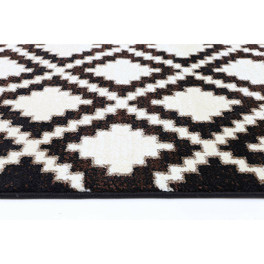 Dream Beige Diamond Pattern Rug 200x290 cm